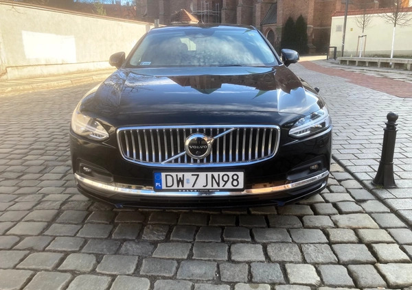 Volvo S90 cena 165000 przebieg: 56000, rok produkcji 2020 z Wrocław małe 352